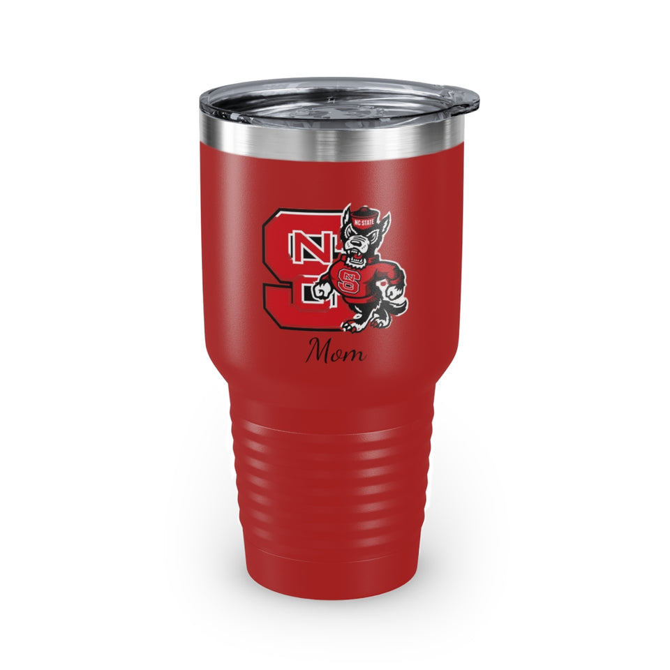 NC State Mom Ringneck Tumbler, 30oz