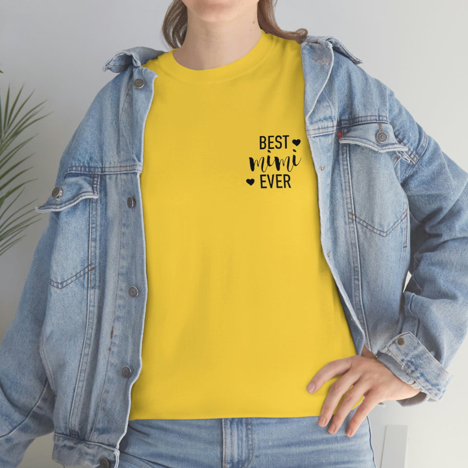 Best Mimi Ever Unisex Heavy Cotton Tee