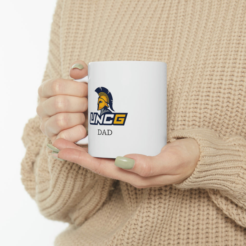 UNCG Dad Ceramic Mug 11oz