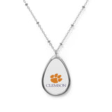 Clemson University Oval Necklace