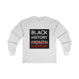 Black History Everyday Ultra Cotton Long Sleeve Tee