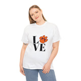 LOVE Clemson Unisex Heavy Cotton Tee