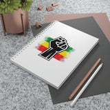 Black Fist Spiral Notebook