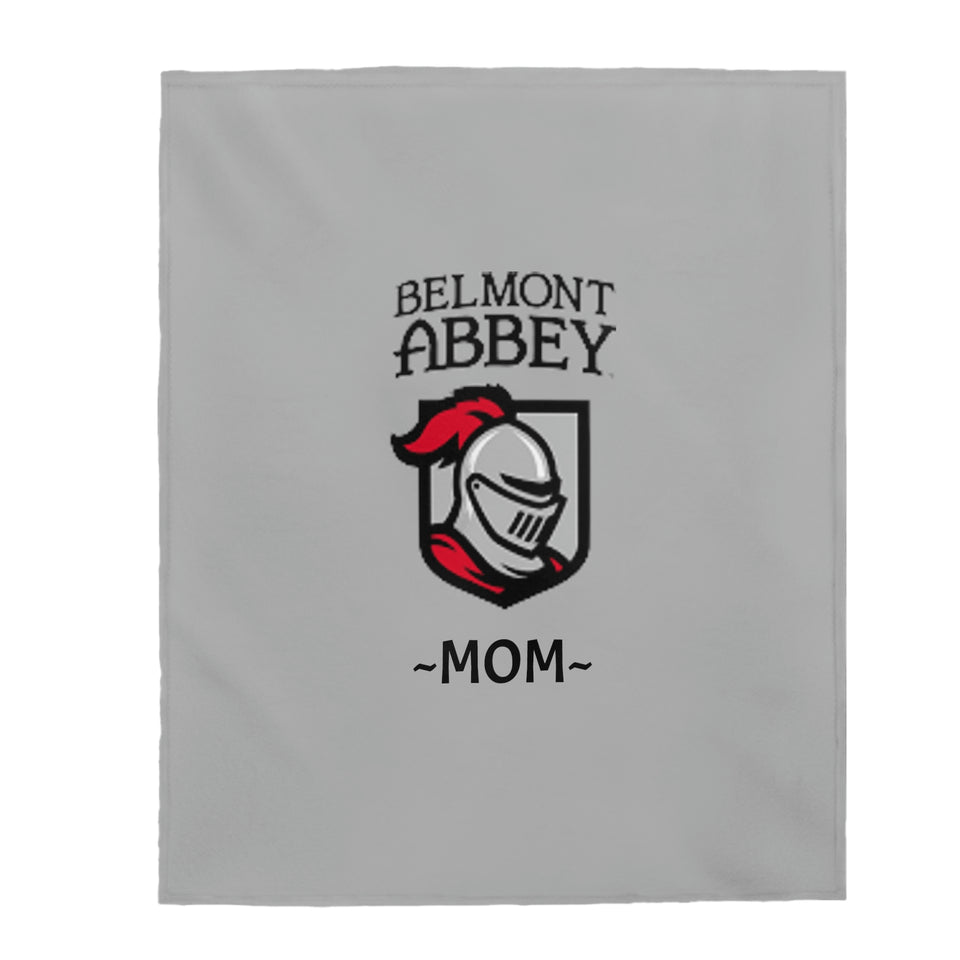 Belmont Abbey Mom Velveteen Plush Blanket