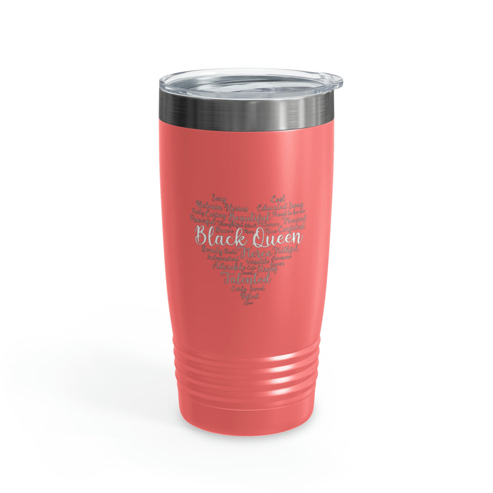 Black Queen Ringneck Tumbler, 20oz