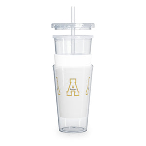 Appalachian State Plastic Tumbler with Straw