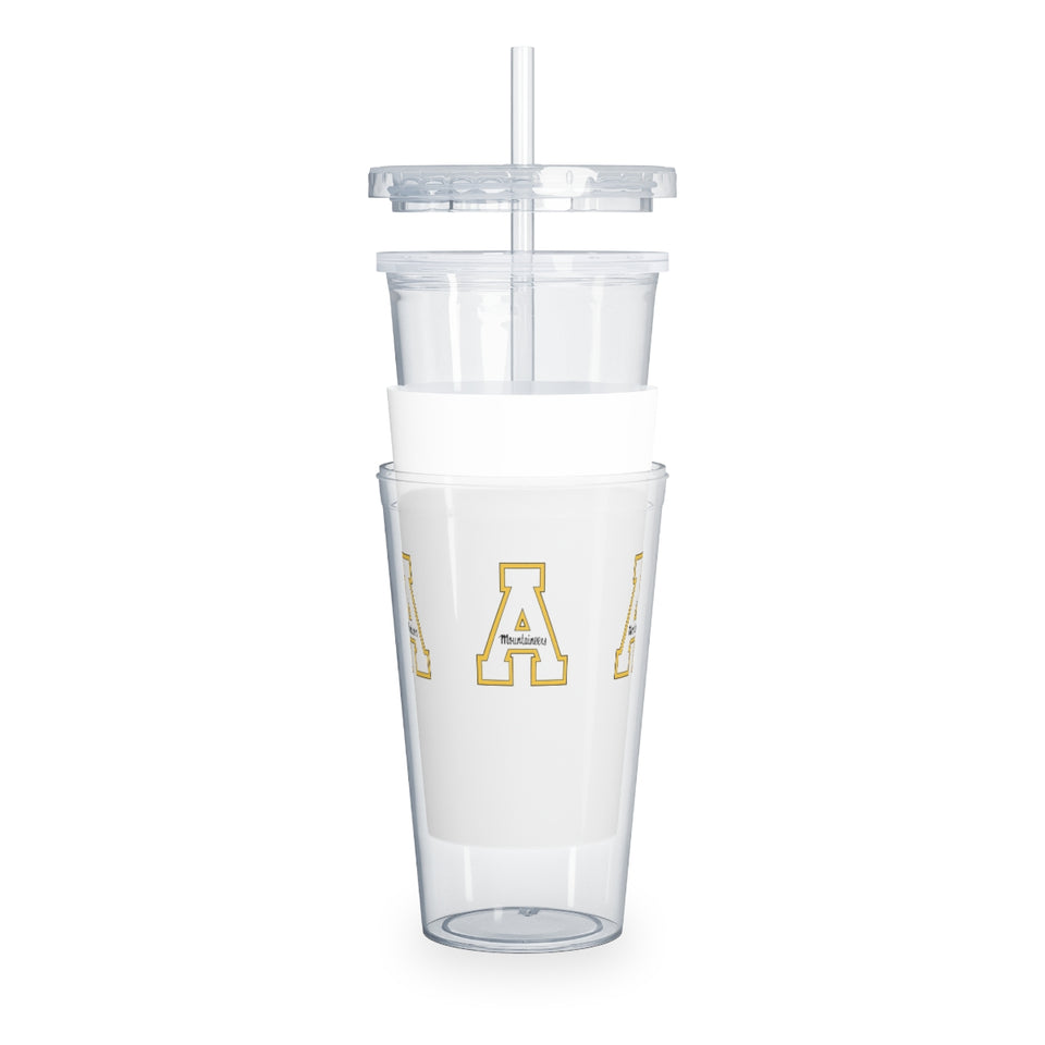 Appalachian State Plastic Tumbler with Straw