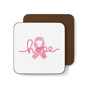 Breast Cancer Awareness HOPE Hardboard Back Coaster