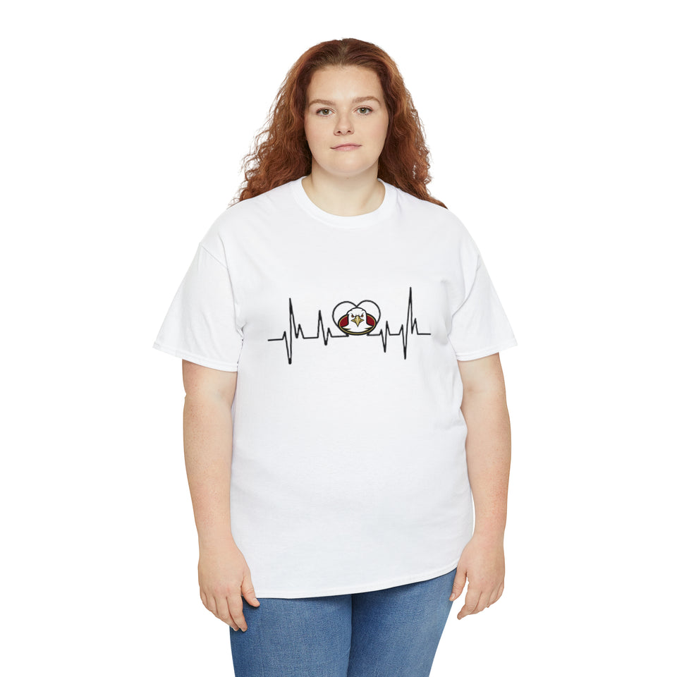 Boston College Heartbeat Unisex Heavy Cotton Tee