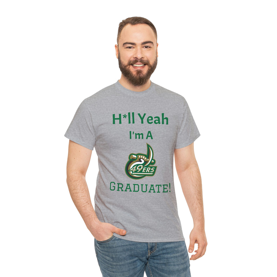 H*ll Yeah! UNC Charlotte Senior Unisex Heavy Cotton Tee