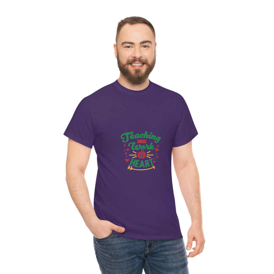 Work of Heart Cotton Tee
