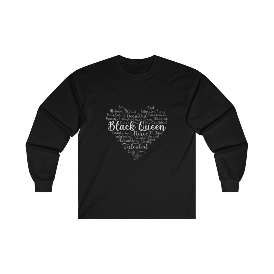 Black Queen Long Sleeve Tee