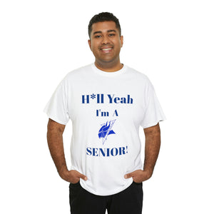 H*ll Yeah! Elizabeth City State Vikings Senior Unisex Heavy Cotton Tee