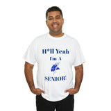 H*ll Yeah! Elizabeth City State Vikings Senior Unisex Heavy Cotton Tee