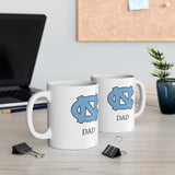 UNC Dad Ceramic Mug 11oz