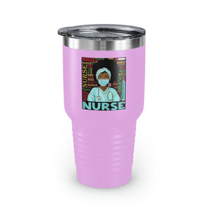 Black Nurse Ringneck Tumbler, 30oz