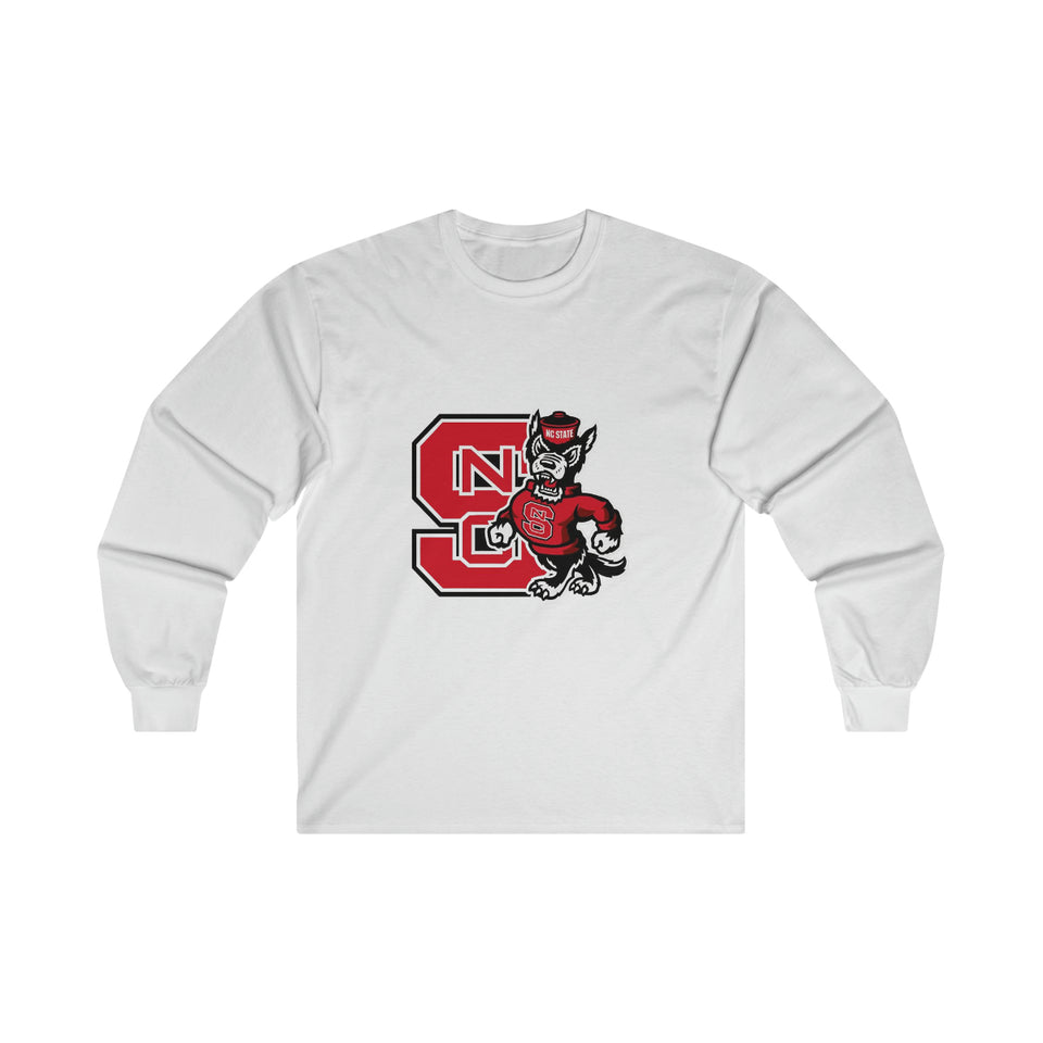 NC State Ultra Cotton Long Sleeve Tee