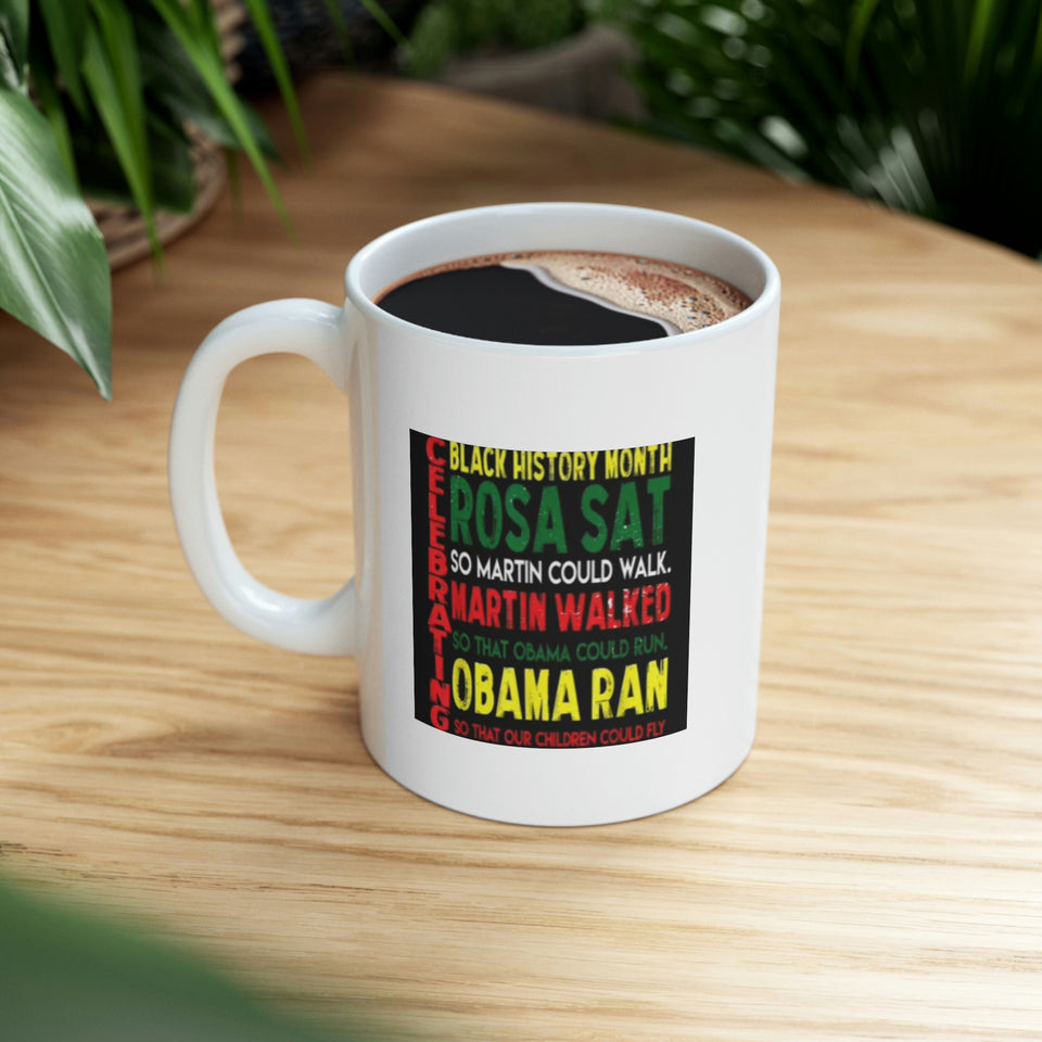 Celebrating Black History Month Ceramic Mug 11oz