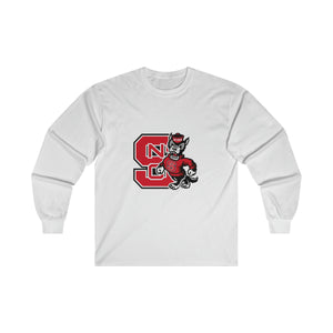 NC State Ultra Cotton Long Sleeve Tee