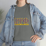Omega Psi Phi Unisex Heavy Cotton Tee