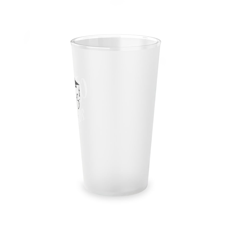 Class of 2023 Frosted Pint Glass, 16oz