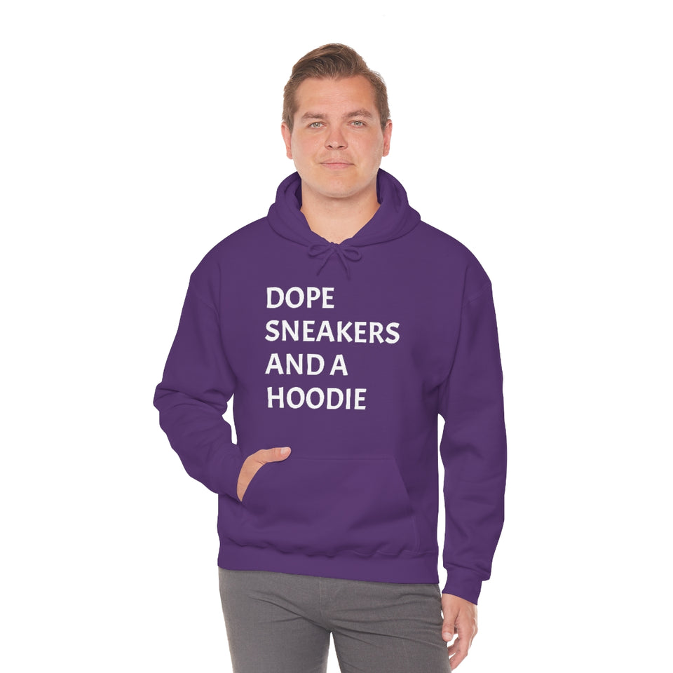 DOPE SNEAKERS AND A HOODIEUnisex Heavy Blend™ Hooded Sweatshirt