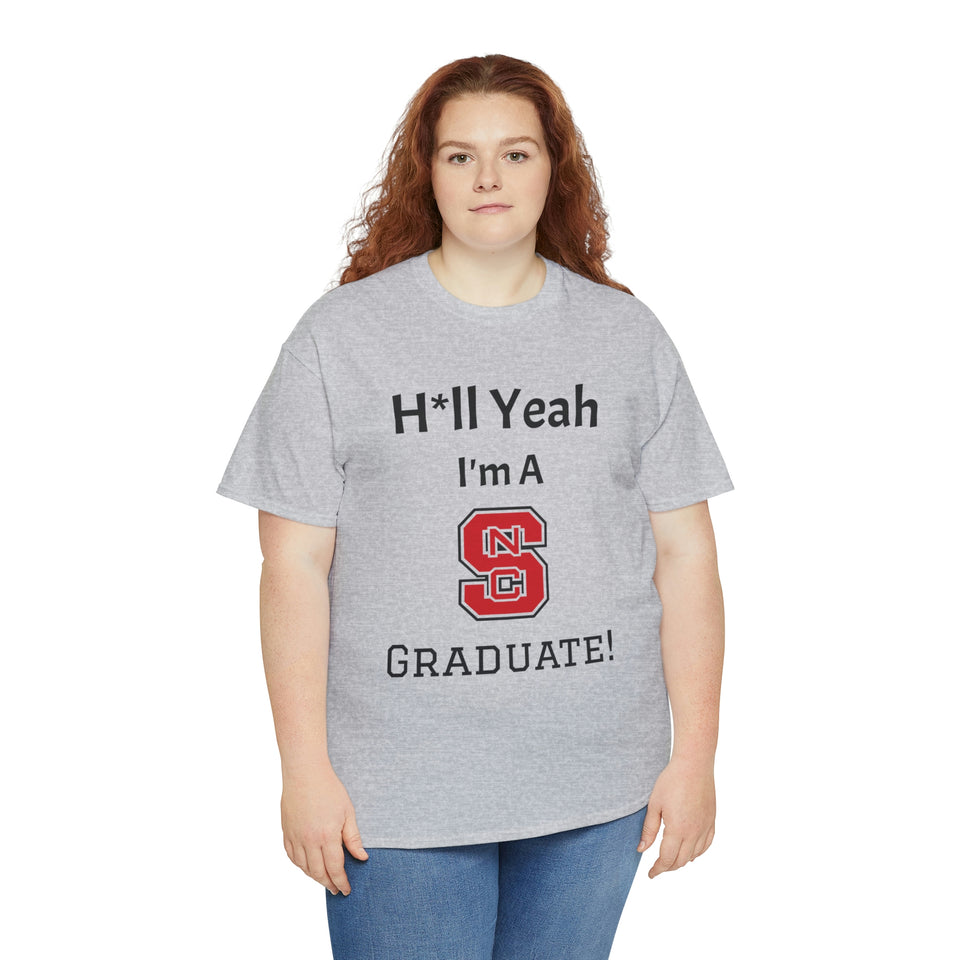 H*ll Yeah! NCSU Grad Unisex Heavy Cotton Tee