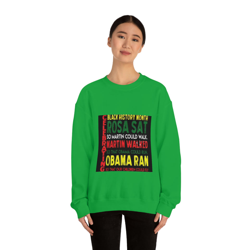 Celebrating Black History Month Unisex Heavy Blend™ Crewneck Sweatshirt