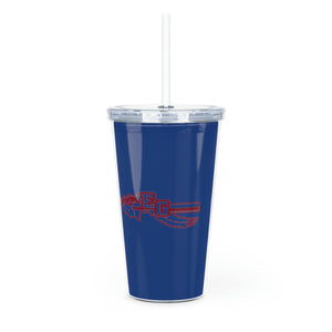 East Gaston Plastic Tumbler with Straw