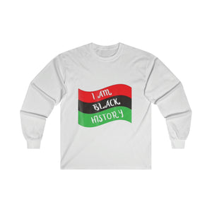 I Am Black History Ultra Cotton Long Sleeve Tee