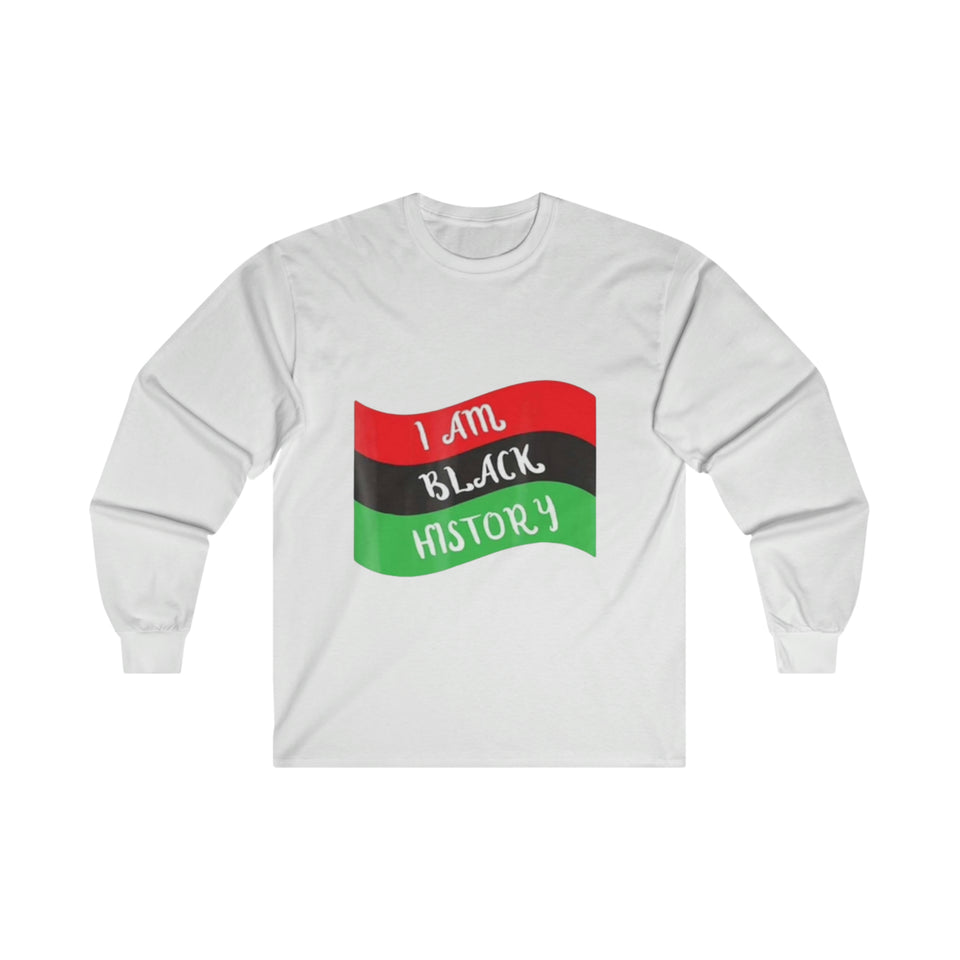 I Am Black History Ultra Cotton Long Sleeve Tee