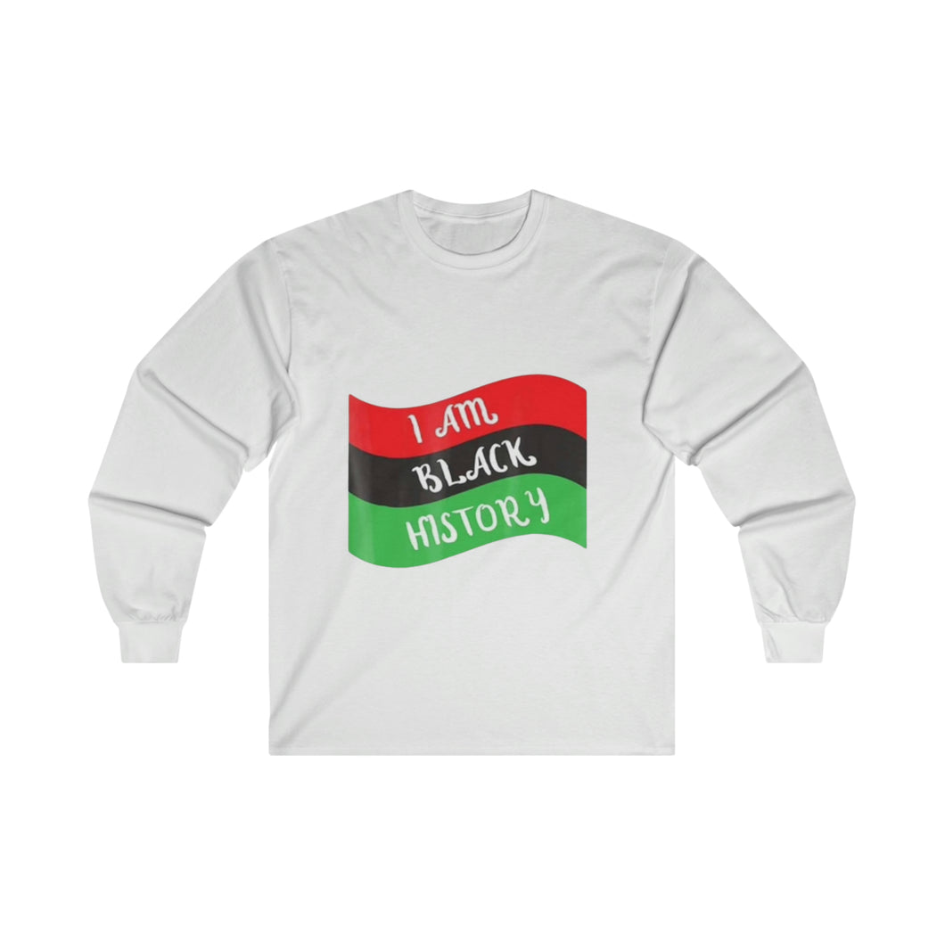 I Am Black History Ultra Cotton Long Sleeve Tee