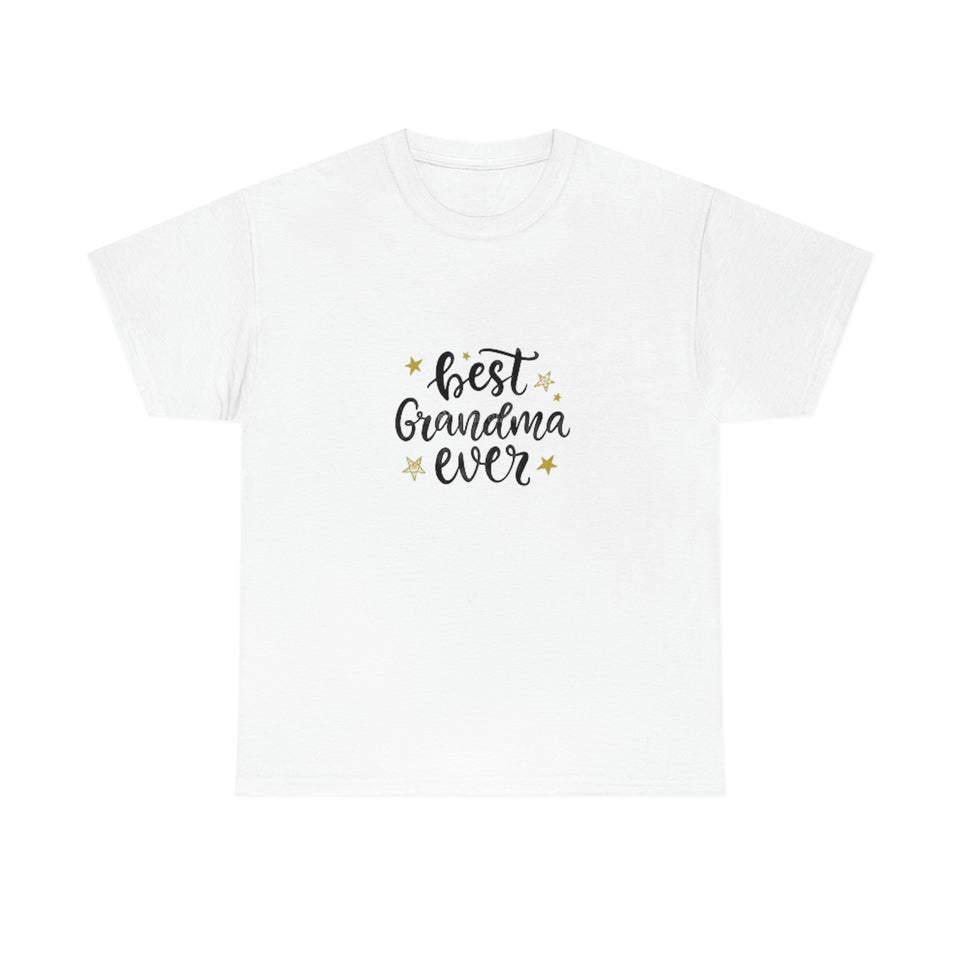 Best Grandma Ever Unisex Heavy Cotton Tee