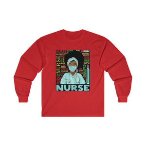 Black Nurse Long Sleeve Tee