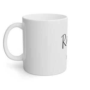 Radiate Joy White Mug, 11oz