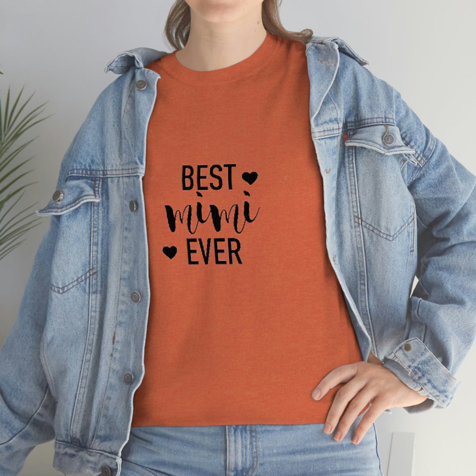 Best Mimi Ever Unisex Heavy Cotton Tee
