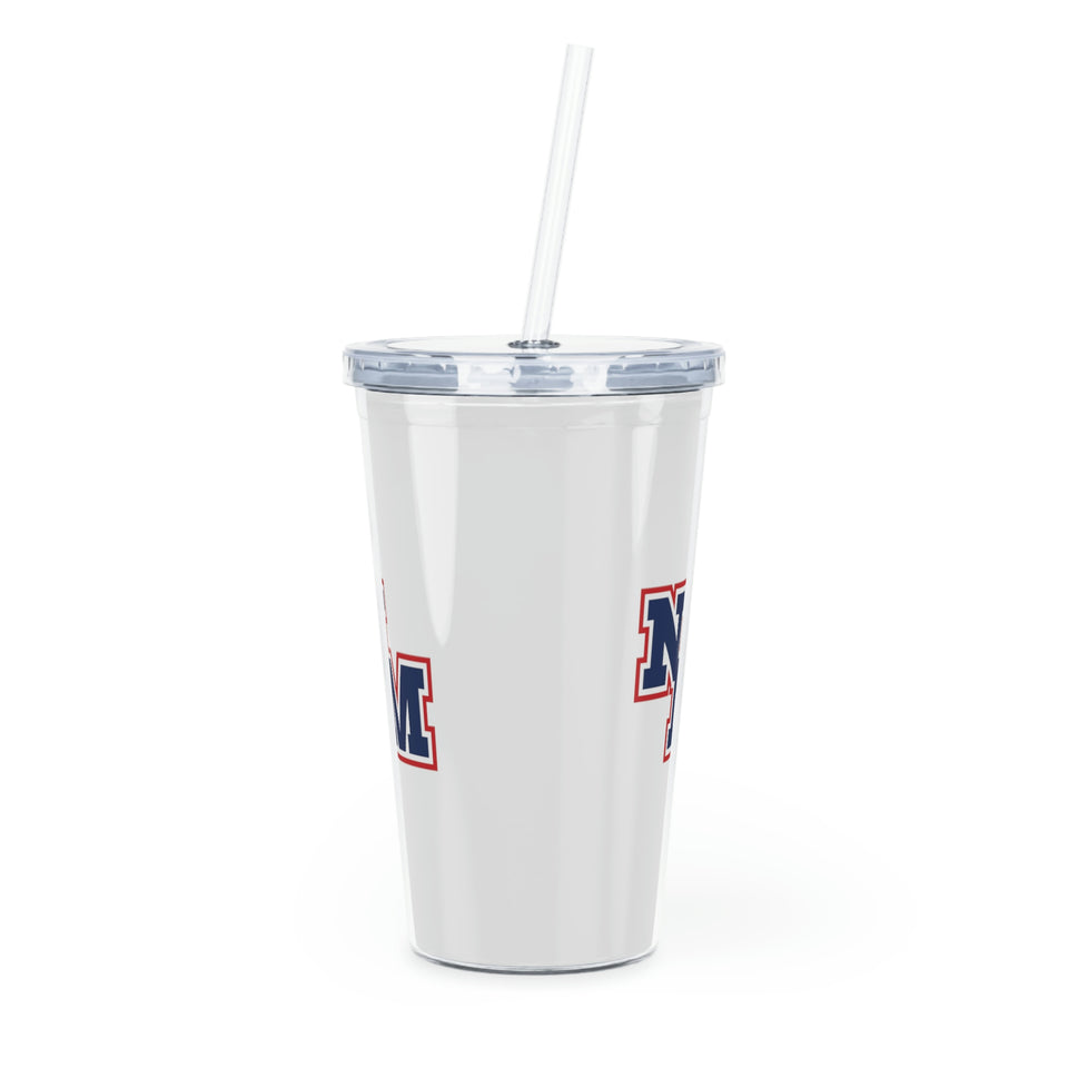 North Meck Plastic Tumbler with Straw