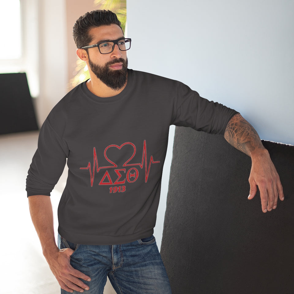 Delta Heartbeat Unisex Crew Neck Sweatshirt