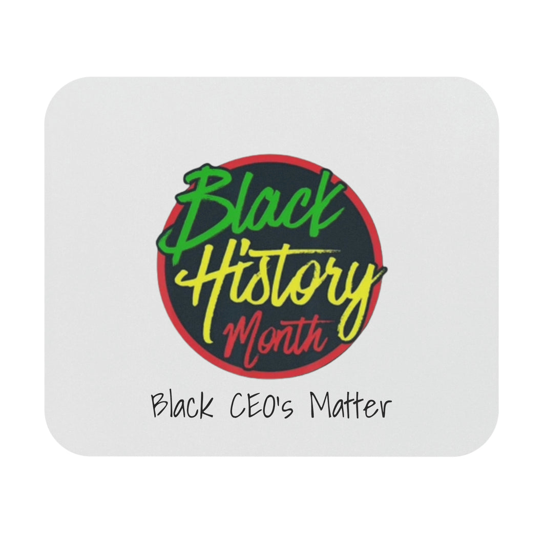 Black CEO's Matter Mouse Pad (Rectangle)