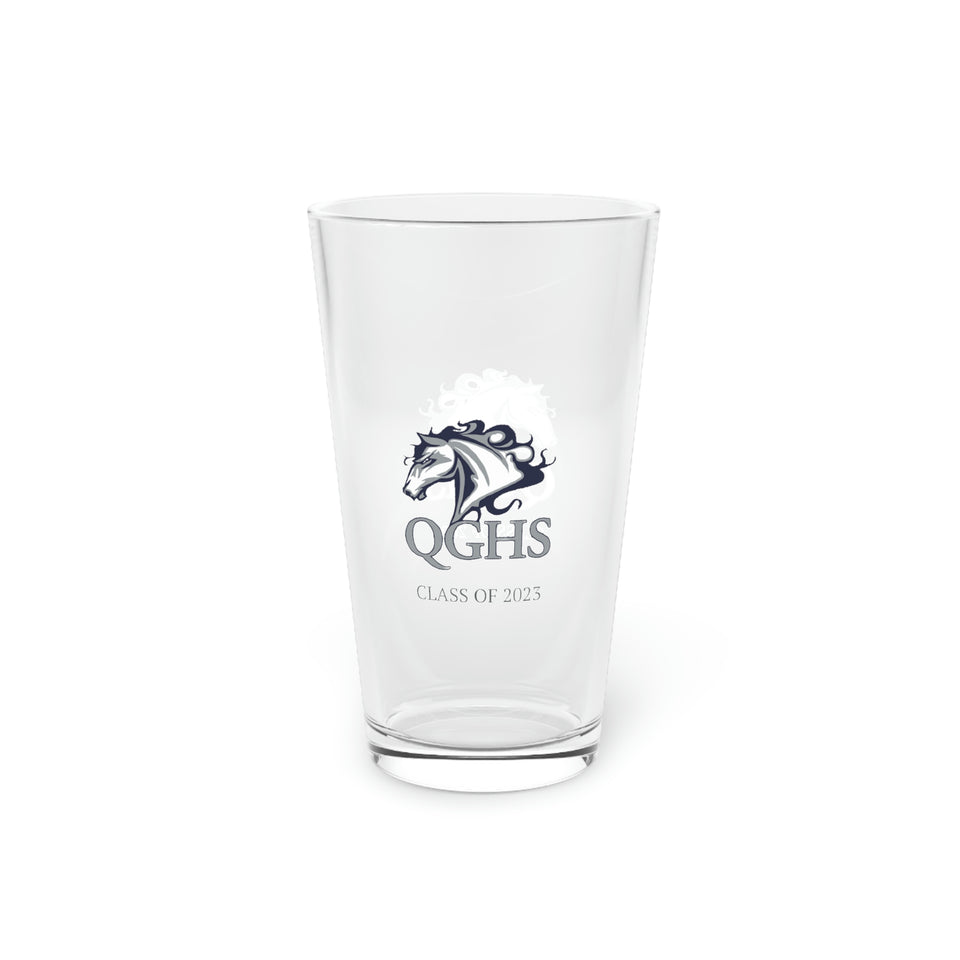 Queens Grant HS Class of 2023 Pint Glass, 16oz