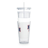 North Meck Plastic Tumbler with Straw