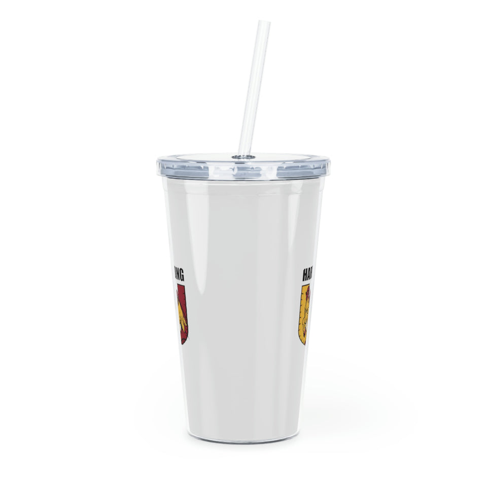 Harding University Plastic Tumbler with Straw