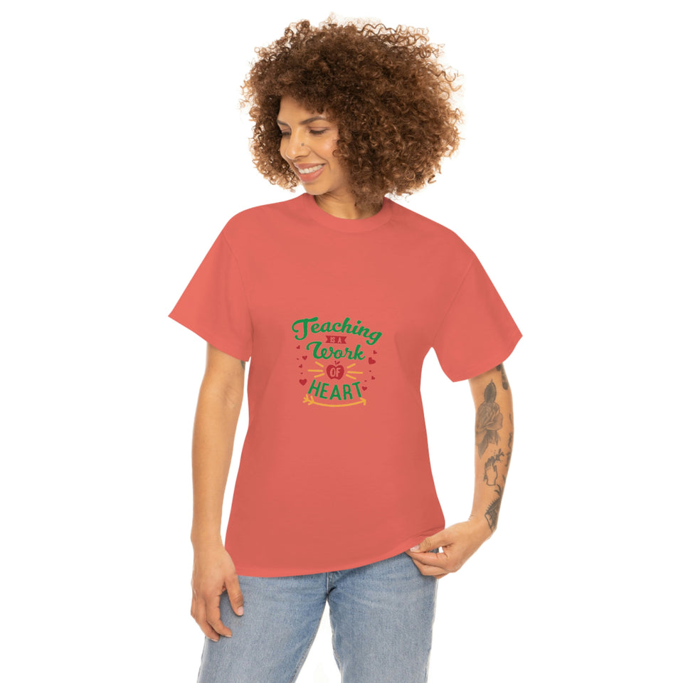 Work of Heart Cotton Tee