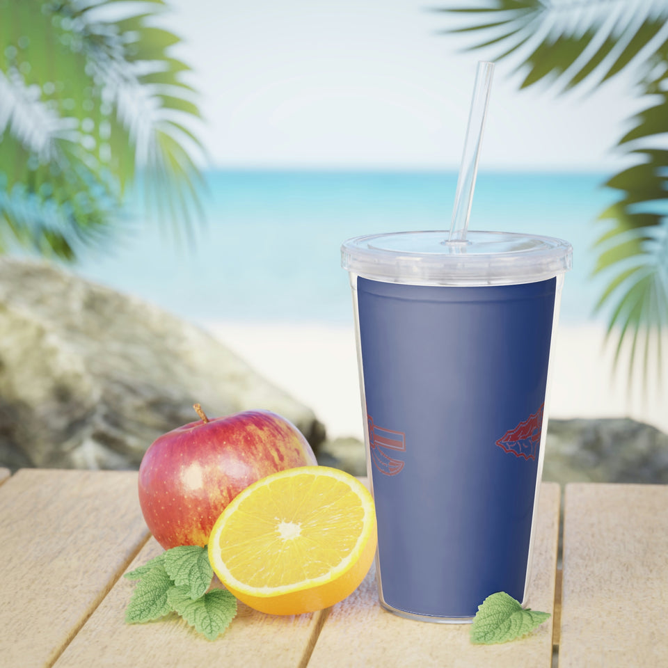 East Gaston Plastic Tumbler with Straw