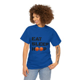 Eat Sleep Hoop Unisex Heavy Cotton Tee