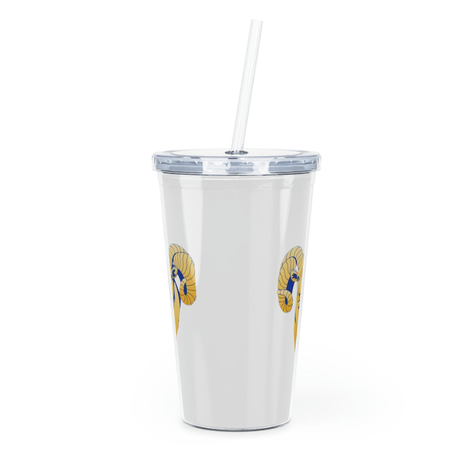 Highland Tech Plastic Tumbler with Straw