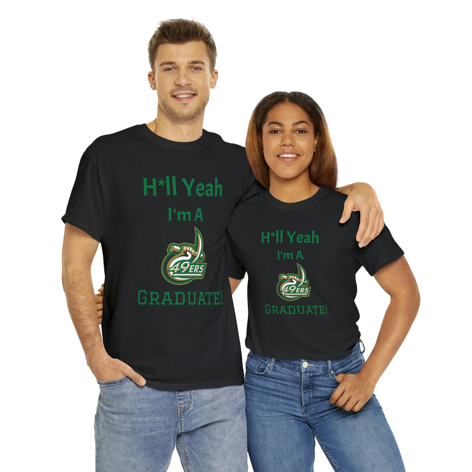 H*ll Yeah! UNC Charlotte Senior Unisex Heavy Cotton Tee