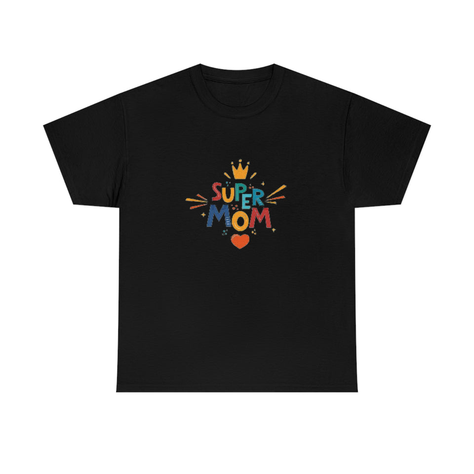 Super Mom Unisex Heavy Cotton Tee