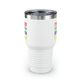 I'm Black Every Month Week Day Ringneck Tumbler, 30oz