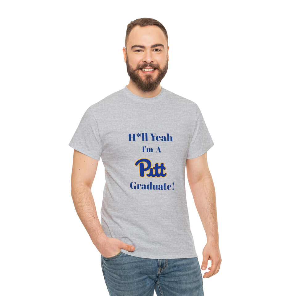 H*ll Yeah! University of Pittsburgh Unisex Heavy Cotton Tee